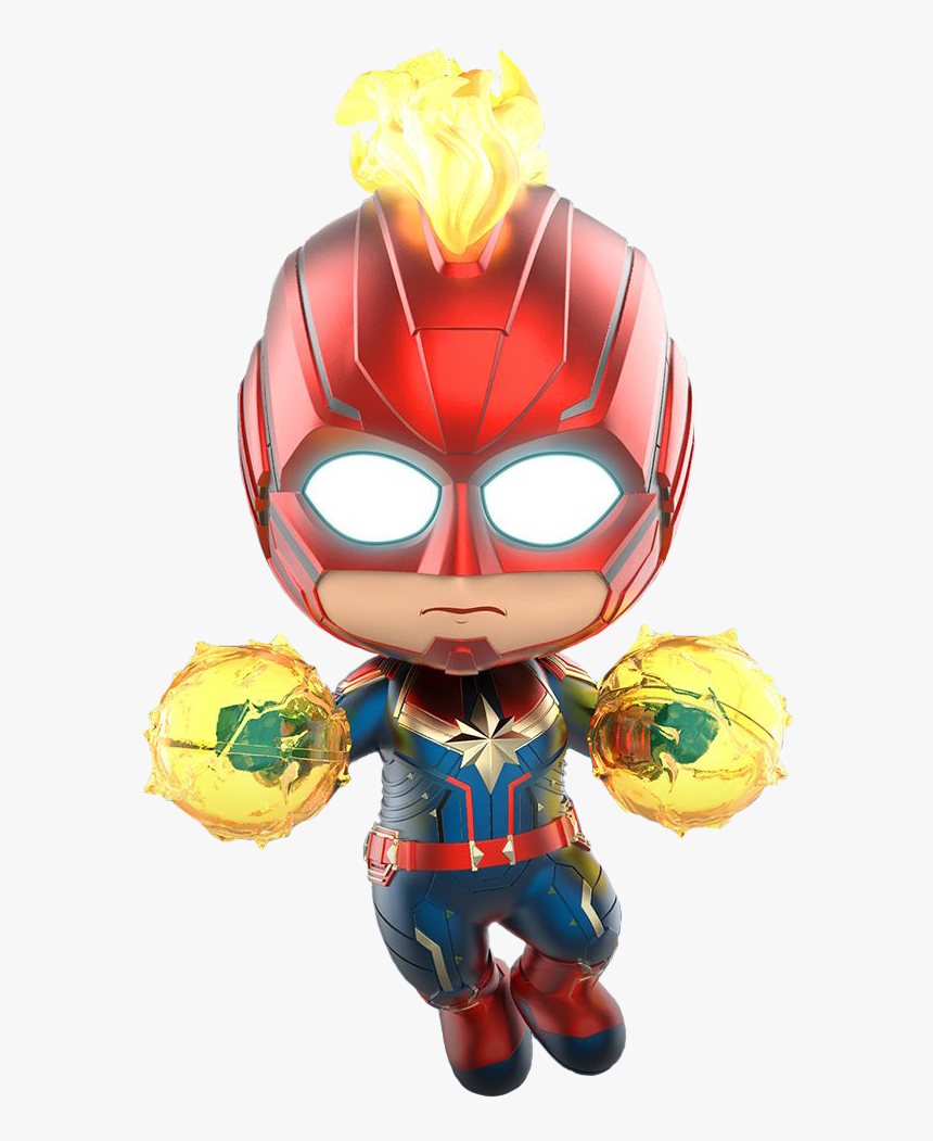 Hot Toy Cosbaby Captain Marvel, HD Png Download, Free Download