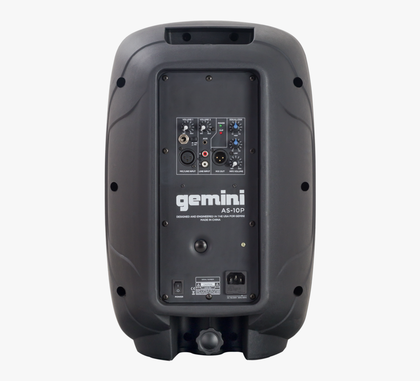 Powered Loudspeaker - Bocina Gemini As 10blu, HD Png Download, Free Download
