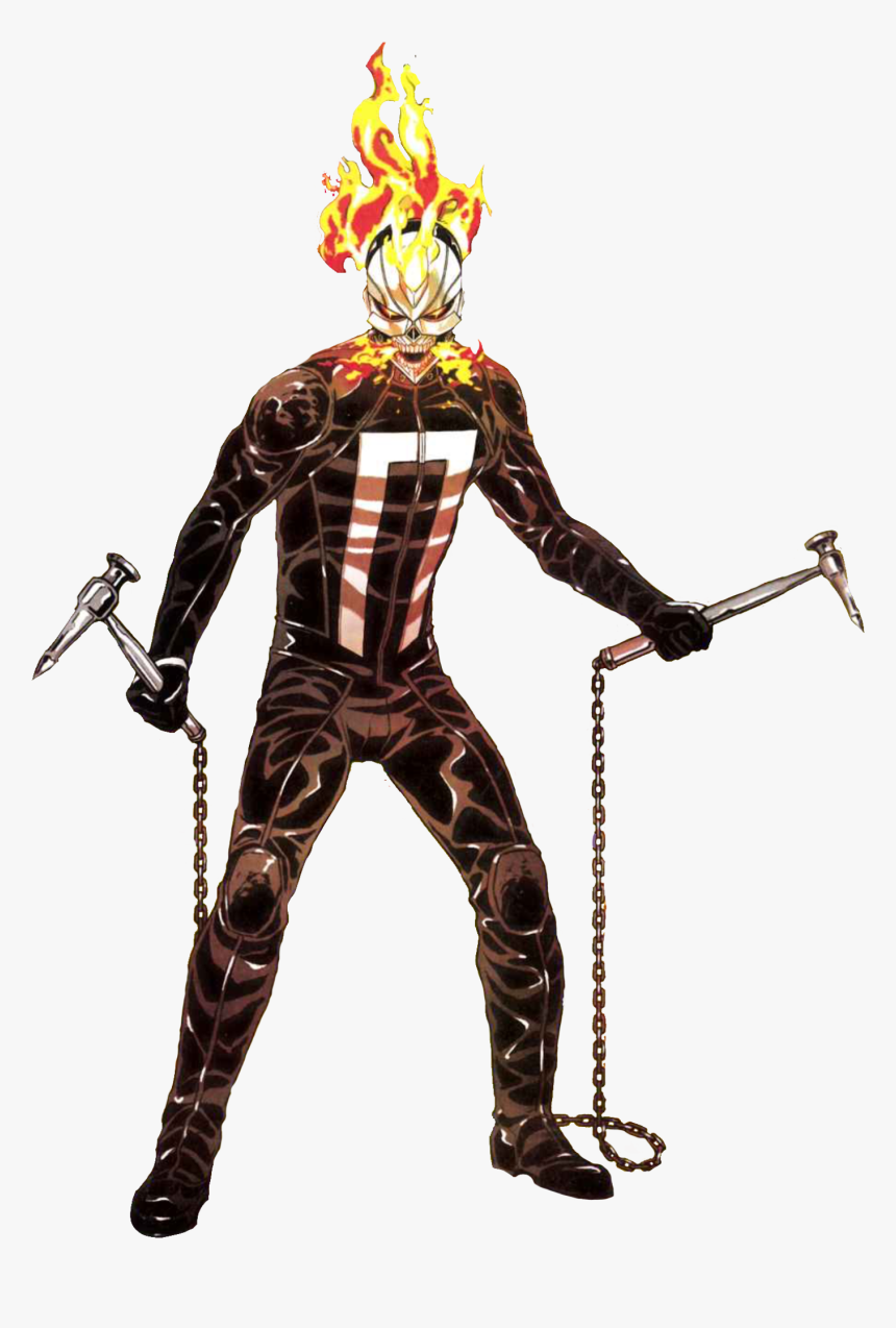 Robbie Reyes Ghost Rider Mc Transparent - Robbie Reyes Marvel Ghost Rider, HD Png Download, Free Download