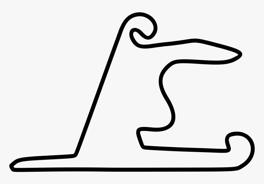 F1 Circuits 2014-2018 - China F1 Track Layout, HD Png Download, Free Download