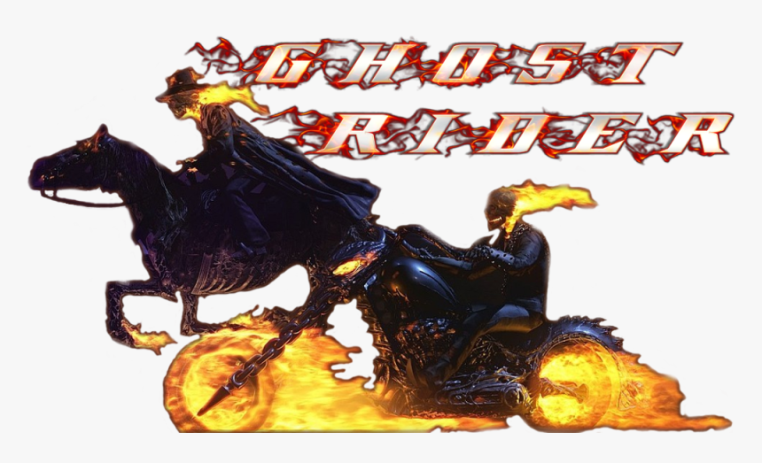 Ghost Rider Image - Ghost Rider Text Png, Transparent Png, Free Download