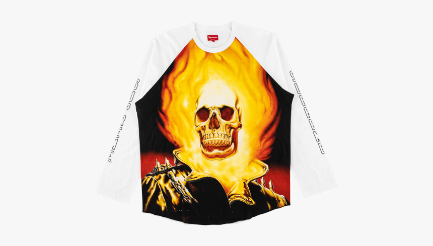 Supreme Ghost Rider Raglan, HD Png Download, Free Download