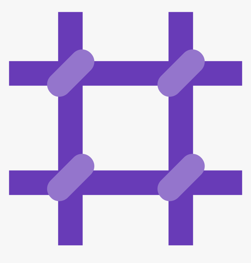 A Prison Symbol Consists Of Two Horizontal Lines And - Lavender, HD Png Download, Free Download