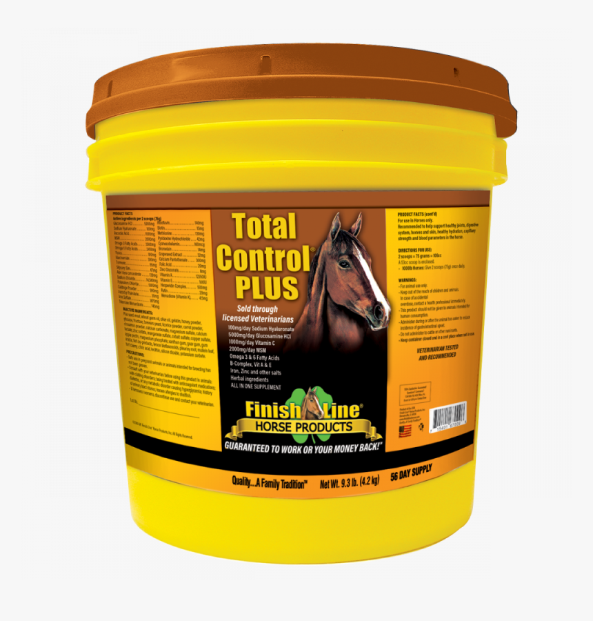 Finish Line All In One Horse Supplement With Bleeder - Finish Line Total Control Plus 23.2, HD Png Download, Free Download