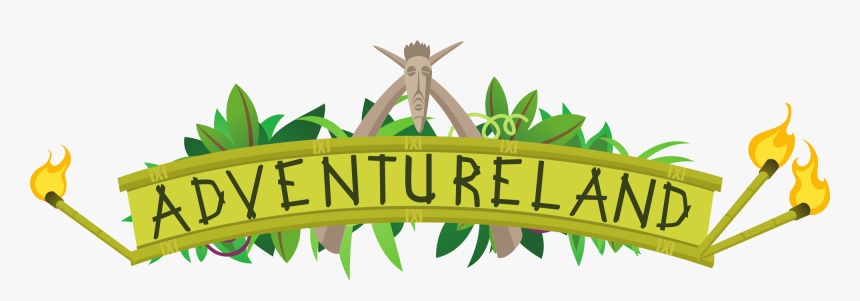 Image Adventureland Logo Png - Adventureland Disneyland Logo, Transparent Png, Free Download