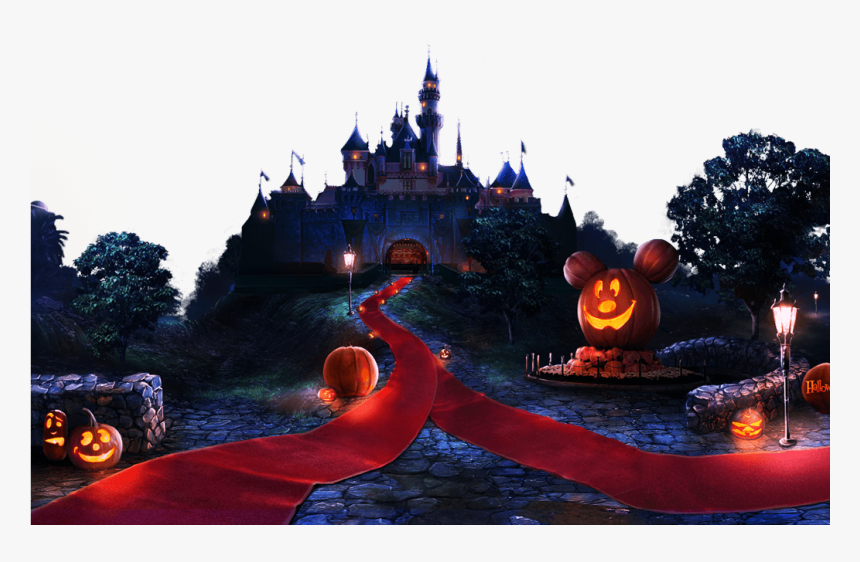 Transparent Images Disneyland Png , Png Download - Disney Castle Halloween Png, Png Download, Free Download