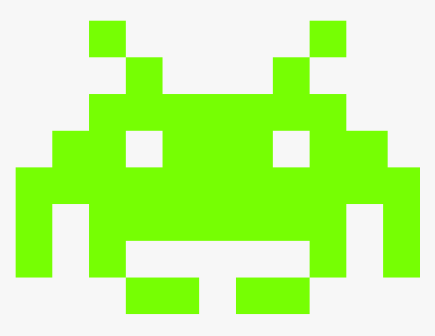 Space Invaders Alien Small, HD Png Download, Free Download