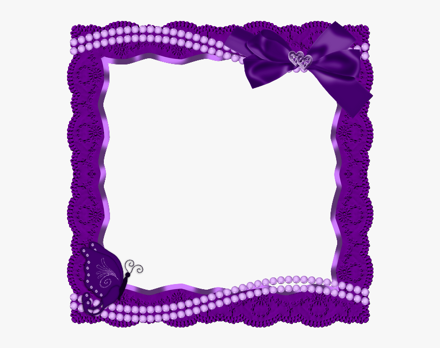 Purple Frame Png Free Download - Purple Borders And Frames, Transparent Png, Free Download