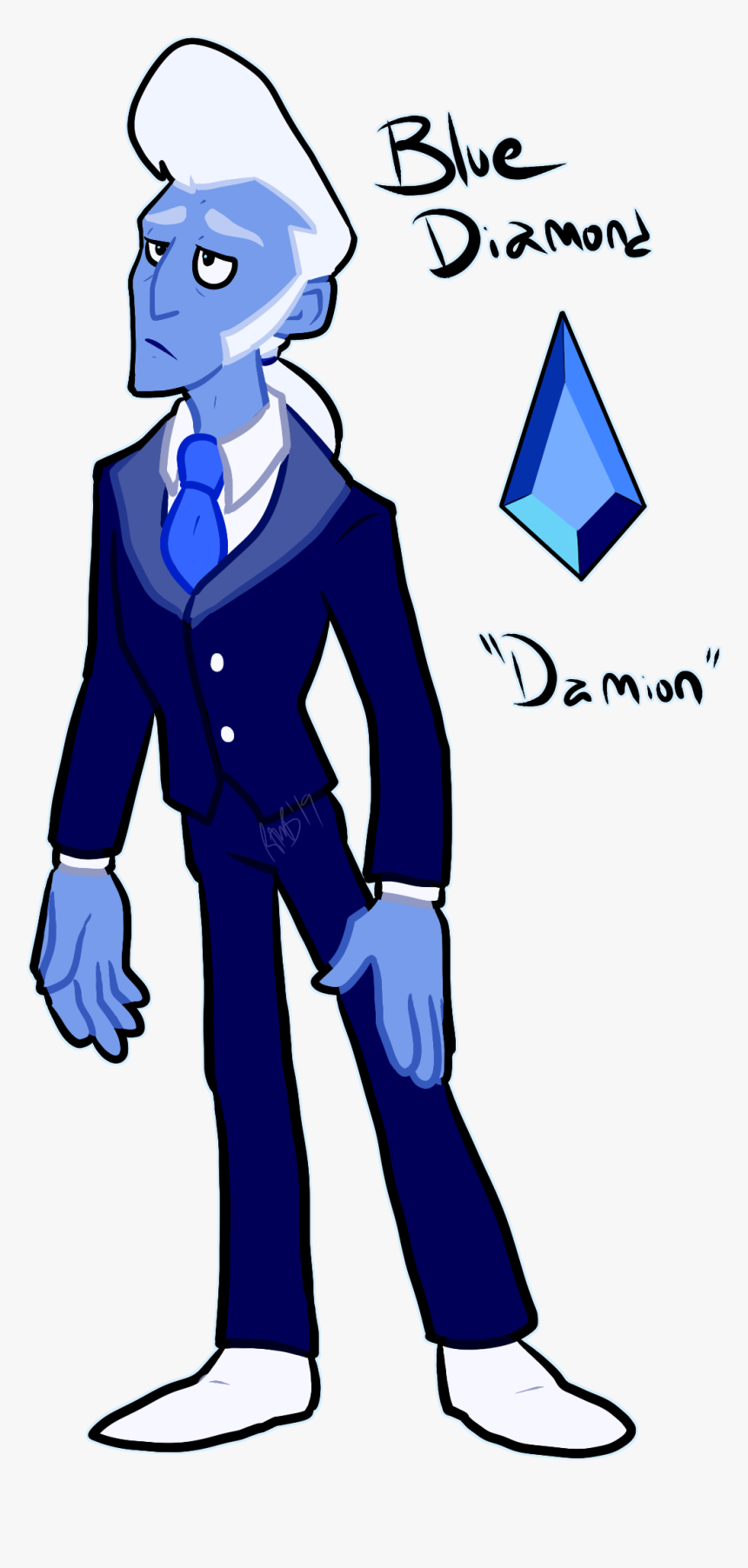 Blue Diamond Au - Steven Universe Diamond Au, HD Png Download, Free Download