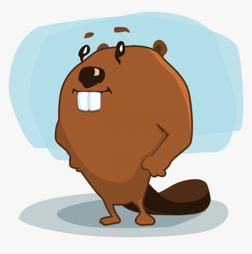 Beaver, Animal, Teeth, Brown, Mammal - Moving Pictures Of Cartoon Animals, HD Png Download, Free Download