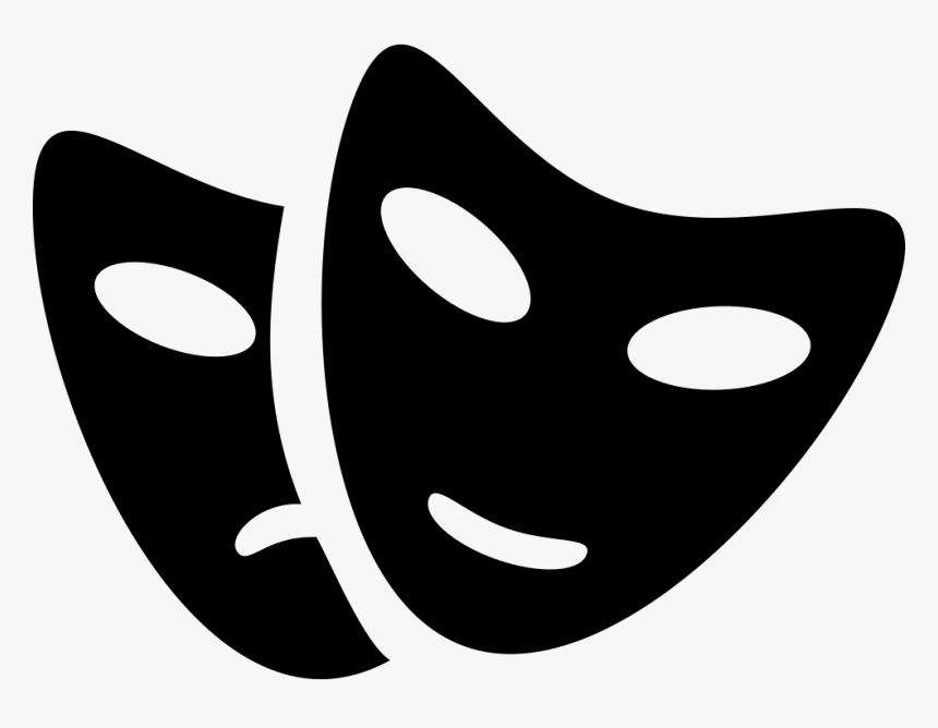Theatre Masks - Teatro Icon Png, Transparent Png, Free Download
