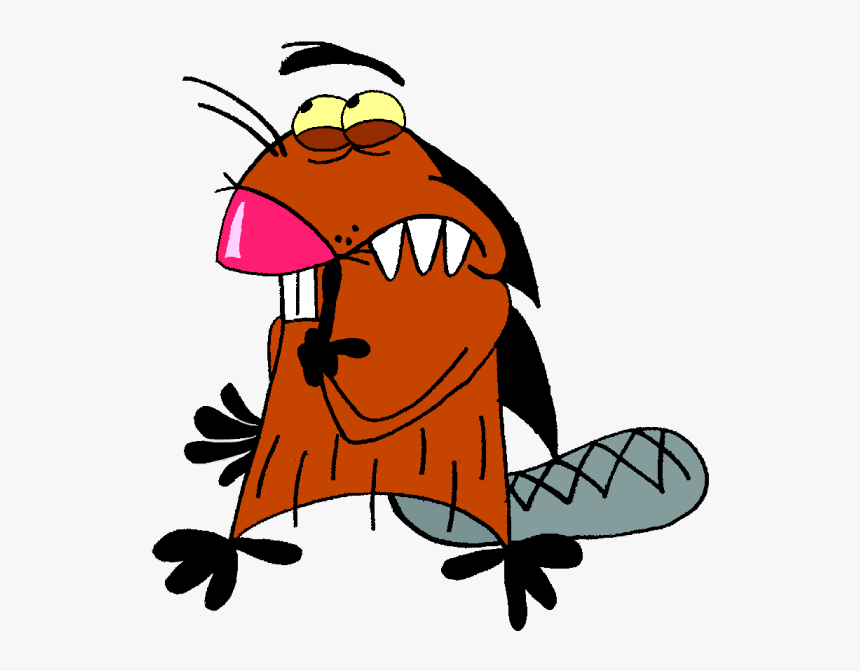 Daggett Beaver Thinking Something-tvb721 - Daggett Angry Beavers Png, Transparent Png, Free Download