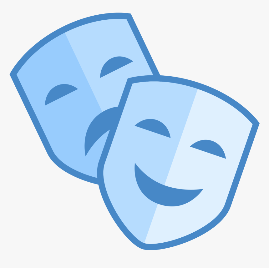 Theatre Clipart Mask Icon - Theatre Masks Icon Png, Transparent Png -  kindpng