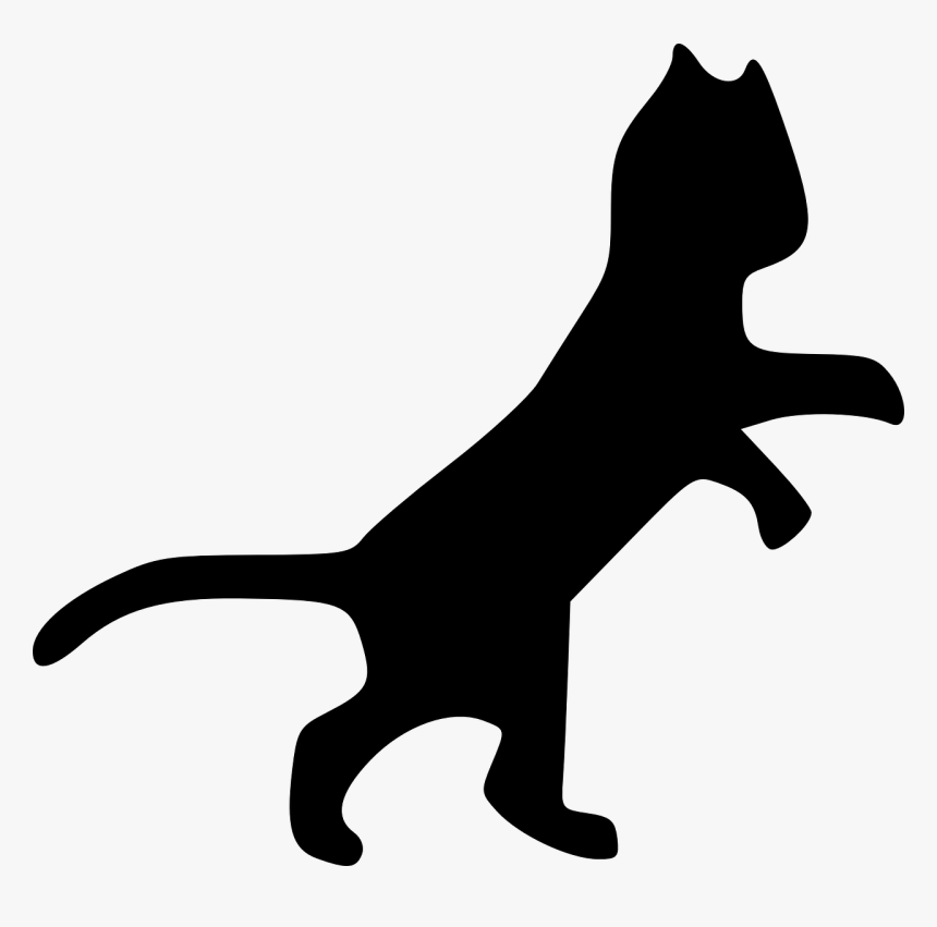 Dancing Cat Svg Clip Arts - Dancing Cat Clip Art, HD Png Download, Free Download