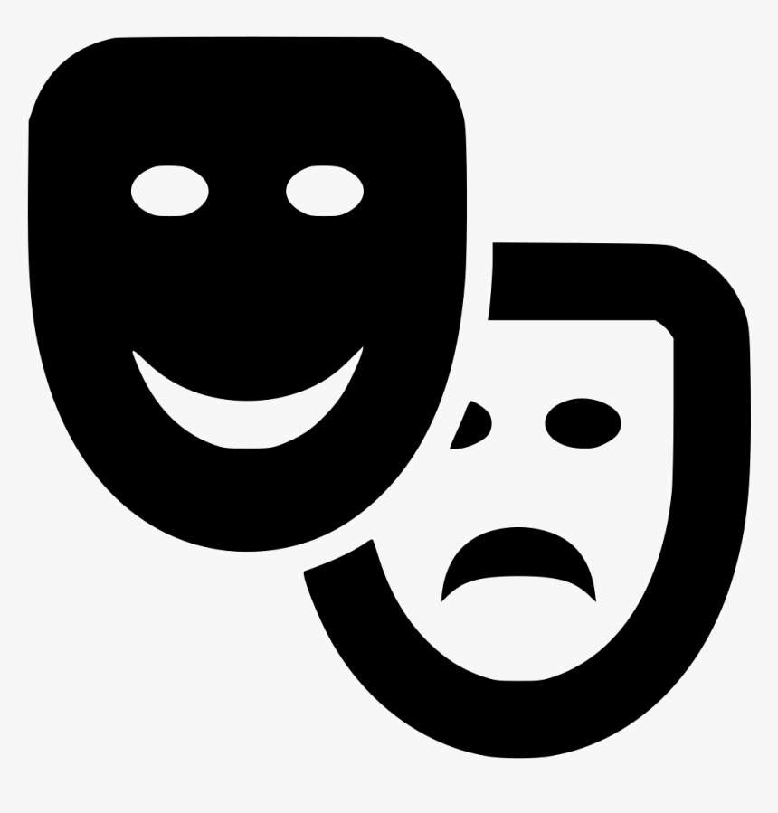 Theatre Masks - Genre Clipart, HD Png Download, Free Download