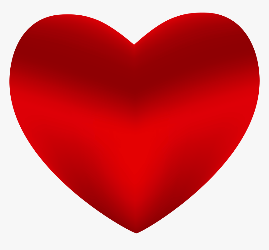 Beautiful Red Heart Png Clipart - Сердце Пнг, Transparent Png, Free Download