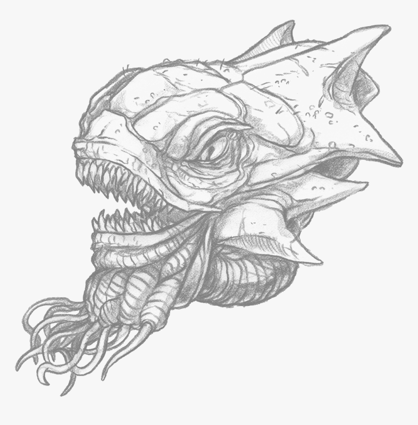 Kraken , Png Download - D&d Kraken Sketch, Transparent Png, Free Download