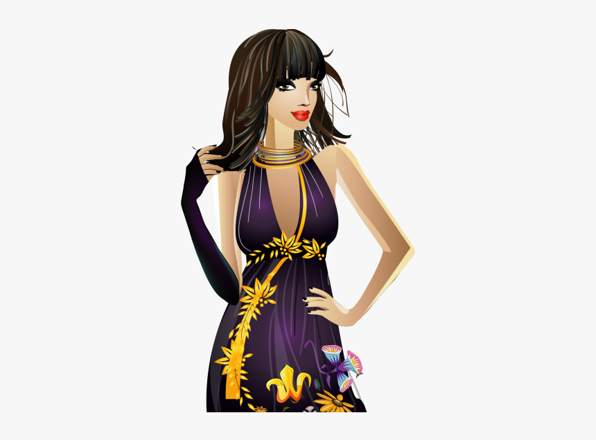 Beautiful Girl Png - Illustration, Transparent Png, Free Download