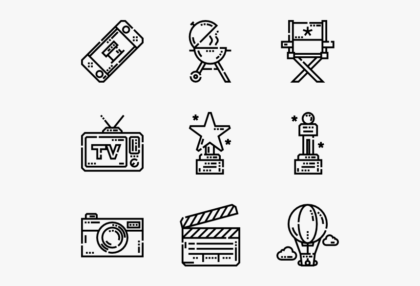 Entertainment - Line Art, HD Png Download, Free Download