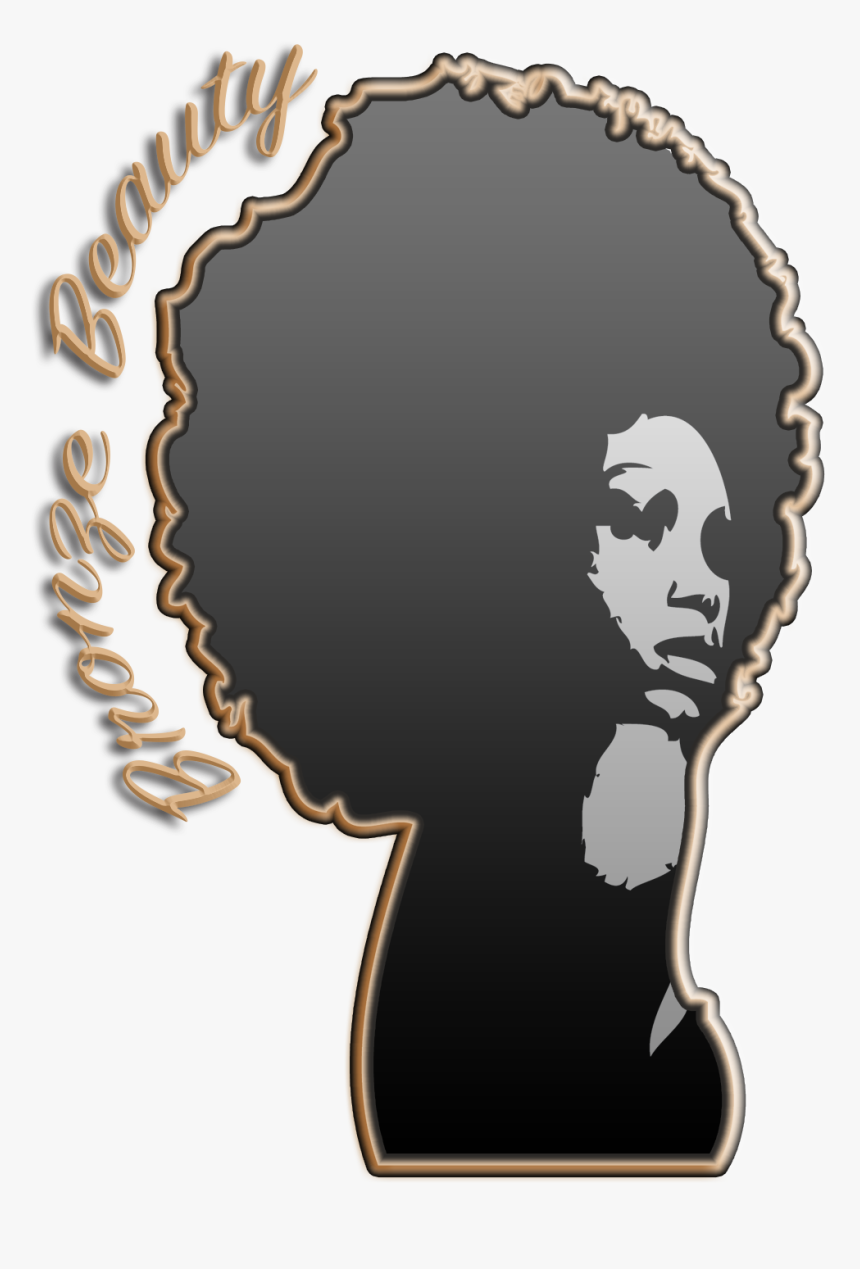 Bestickers Custom Wall Window Afro Girl Woman Beautiful - Black Woman Silhouette Png, Transparent Png, Free Download