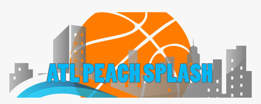 Transparent Heart Basketball Png - Atlanta Peach Splash, Png Download, Free Download