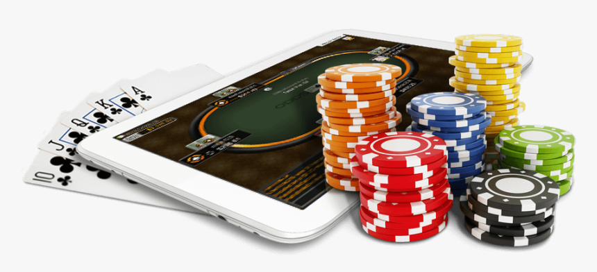 Game,recreation,poker Set,table,casino - Mobile Gambling Png, Transparent Png, Free Download