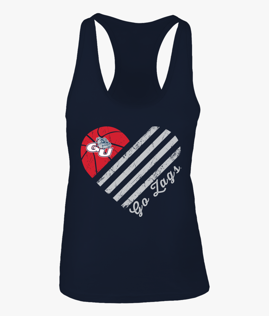 Gonzaga Bulldogs Basketball Flag Heart Shirt Gonzaga, HD Png Download, Free Download