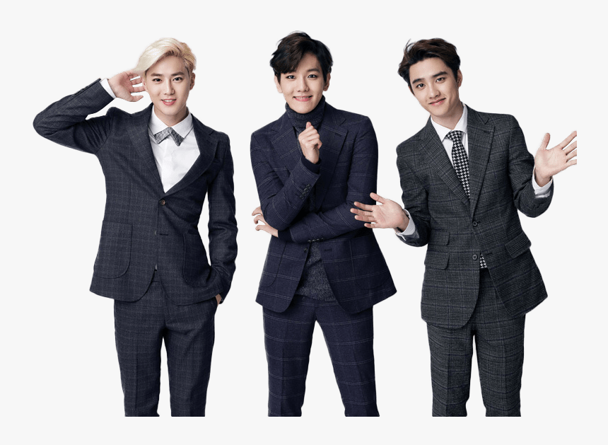 Exo Suho, Baekhyun And Do - Exo Suho And Do, HD Png Download, Free Download