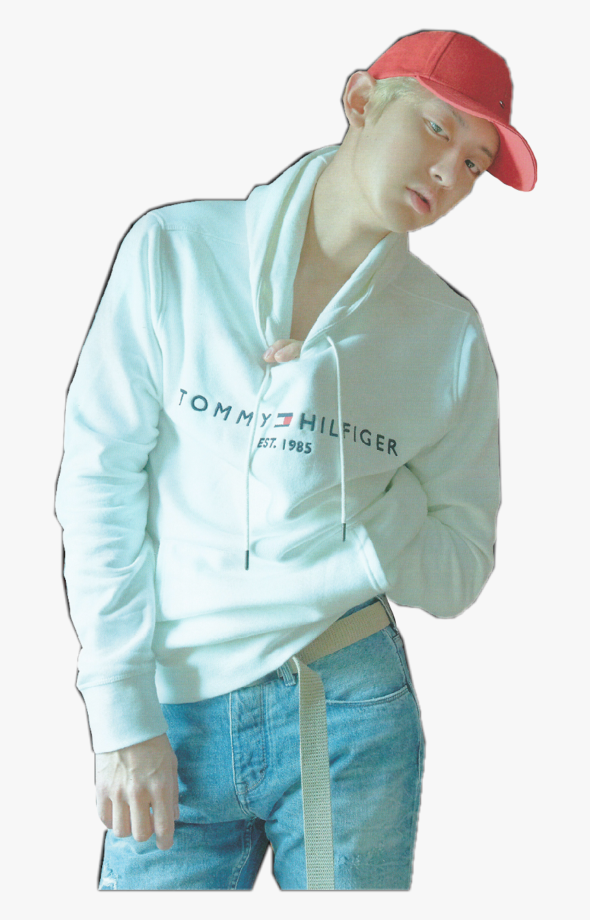 #exo #chanyeol #white #tommyhilfiger #freetoedit - Chanyeol Vogue Tommy Hilfiger, HD Png Download, Free Download