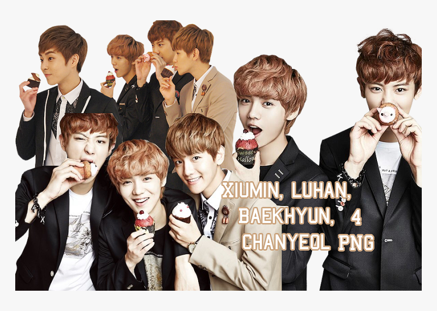 Exo Luhan And Baekhyun - Luhan And Baekhyun And Chanyeol, HD Png Download, Free Download