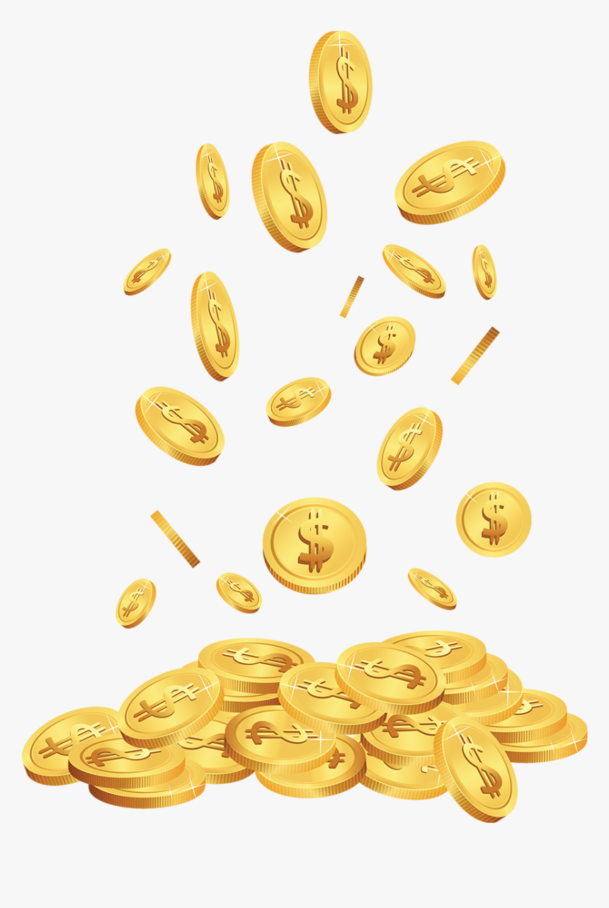 Transparent Cents Png Clipart - Transparent Coins Falling Png, Png Download, Free Download