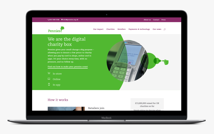 Pennies Is A Fast Moving Business With A Small Team - Flat Panel Display, HD Png Download, Free Download