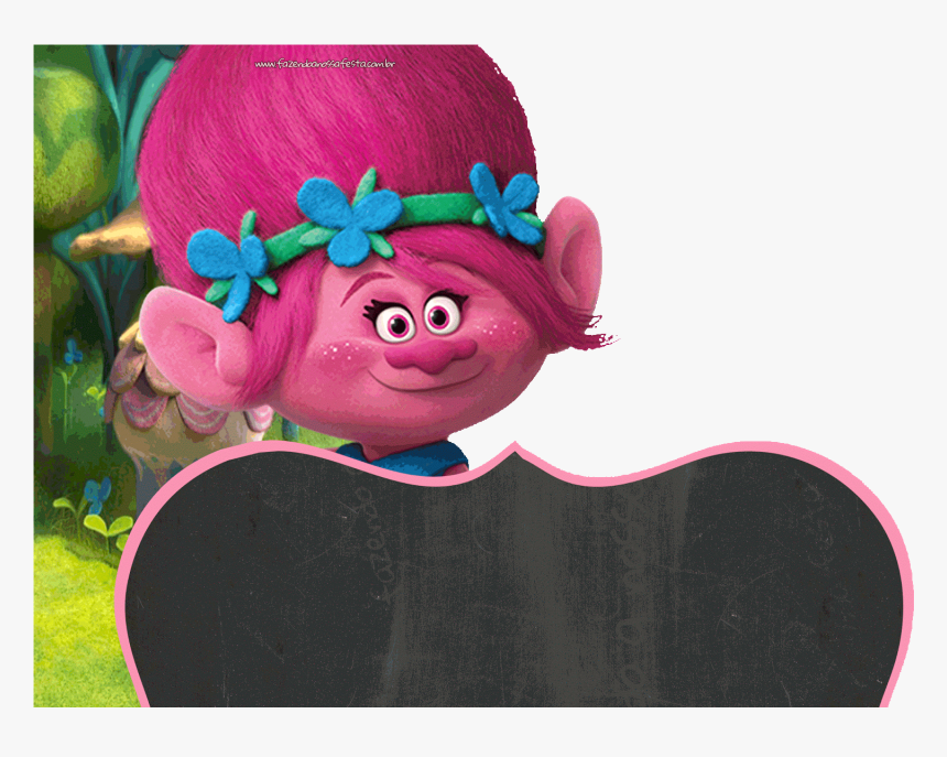Top Images For Dreamworks Troll Movie Characters On - Happy Birthday Princess Poppy, HD Png Download, Free Download