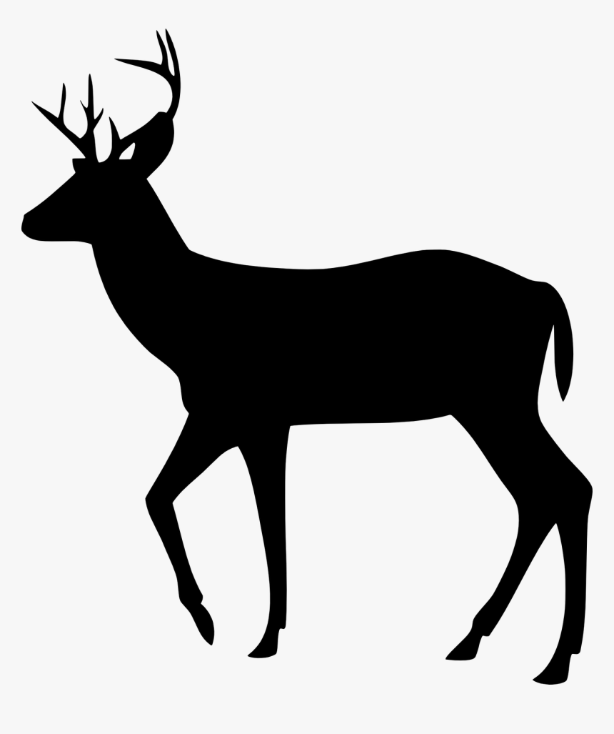 Free Svg Images - Deer Silhouette Transparent Background, HD Png Download, Free Download