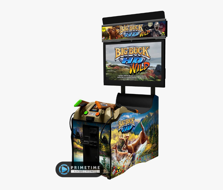 Big Buck Hd Wild Panorama Arcade Game - Busch Light Big Buck Hunter, HD Png Download, Free Download