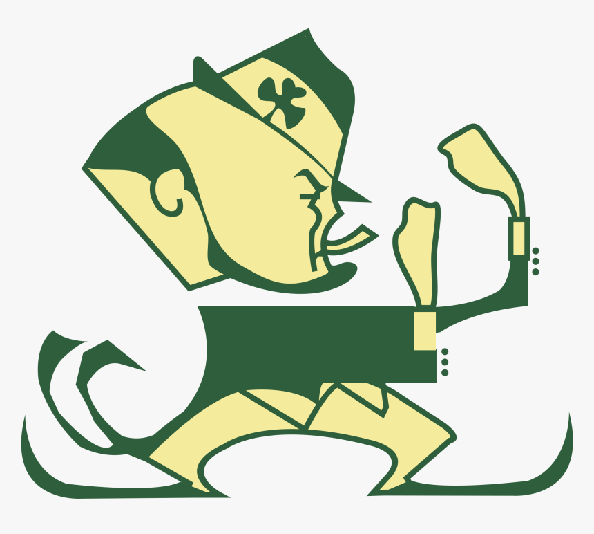 Notre Dame Fighting Irish Logo Png Transparent - Vintage Notre Dame Fighting Irish Logo, Png Download, Free Download