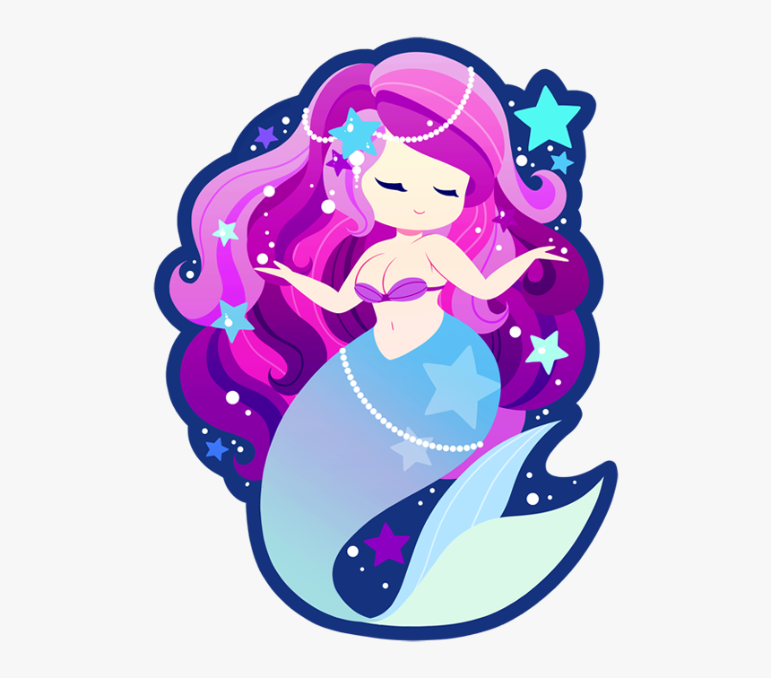 Chubby Mermaid Coral Art, Unicorn, Fairy, Pin Up, Fantasy, - Mini Mermaids, HD Png Download, Free Download