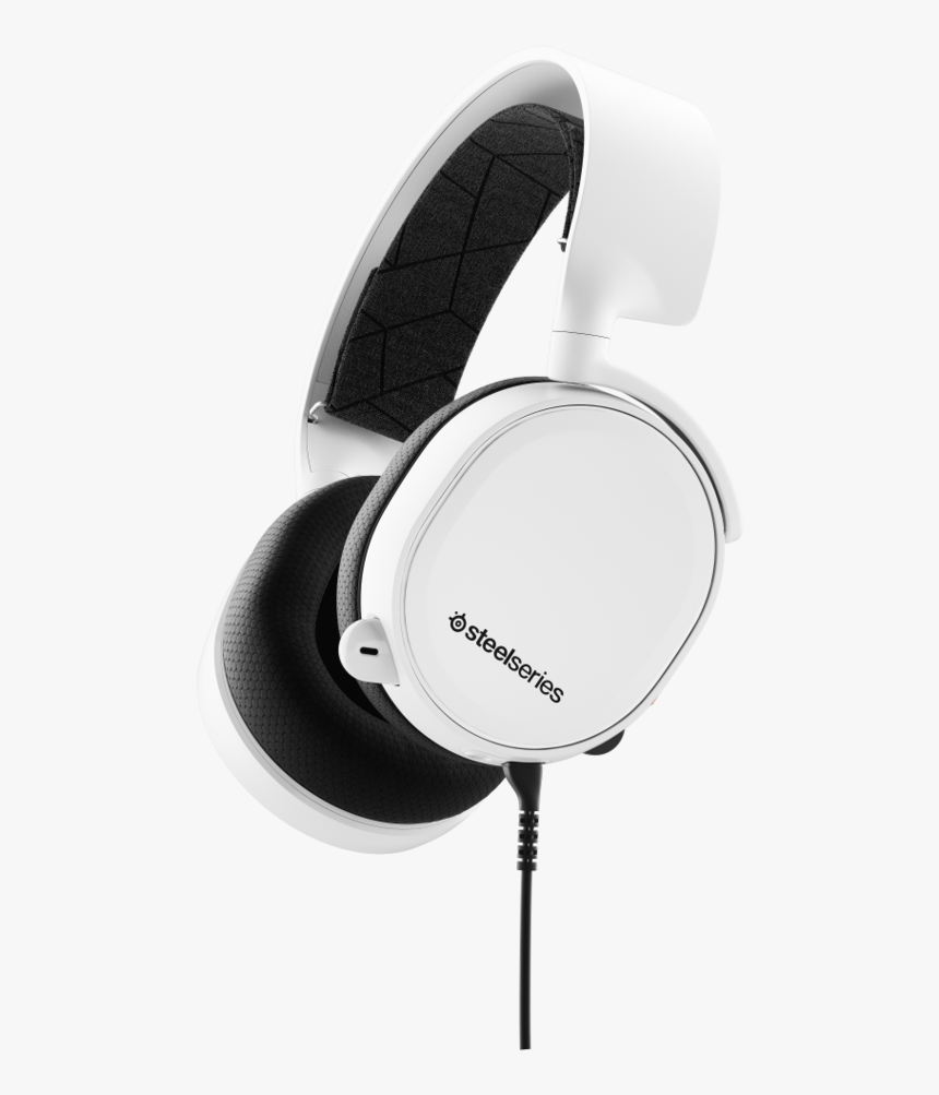 Steelseries Arctis 3 White Gaming Headset "
 Title="steelseries - Steelseries Arctis 3 Surround 7.1, HD Png Download, Free Download