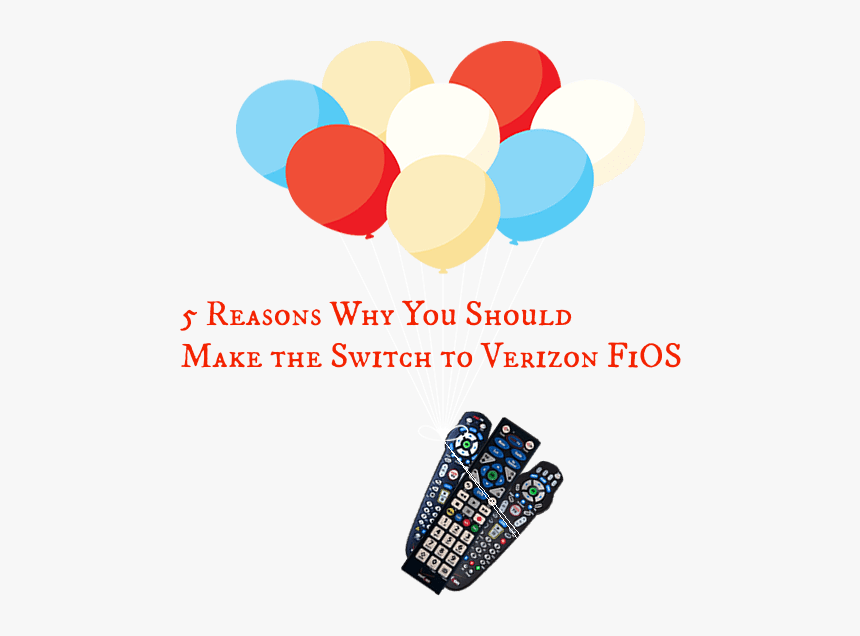 5 Reasons Why You Should Make The Switch To Verizon - Verizon Fios Remote Control, HD Png Download, Free Download