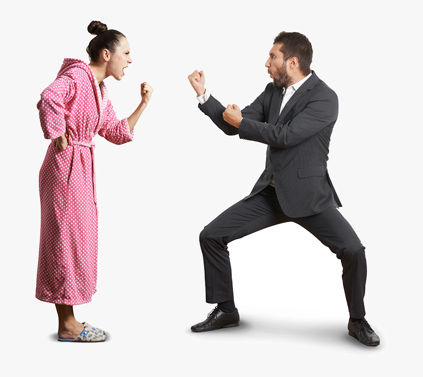 Sandscape Media Llc Transparent Couple Fighting Png - Wife Screaming At Husband, Png Download, Free Download