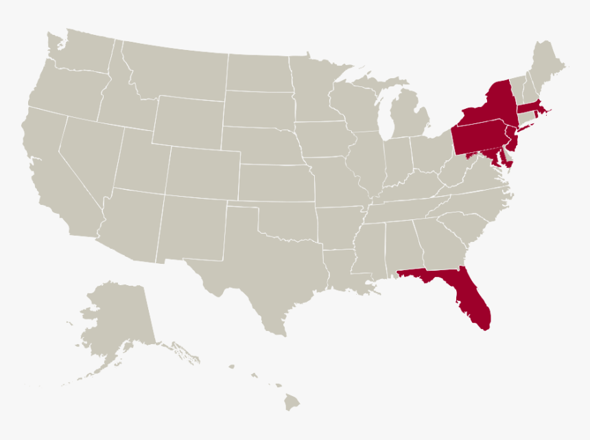 Acfp Locations - Map Of Usa States Electoral Votes, HD Png Download, Free Download