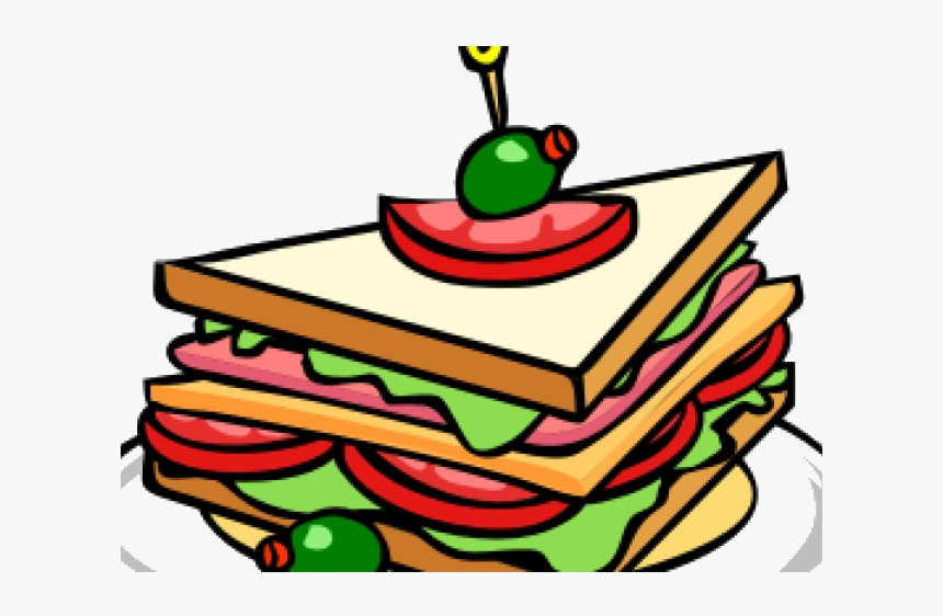 Healthy Food Clipart Transparent Background Sandwich - Food Clipart Transparent Background, HD Png Download, Free Download