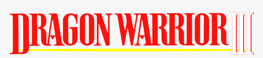 Dragon Warrior 3 Nes Logo, HD Png Download, Free Download