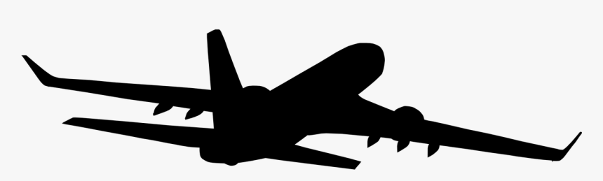 Transparent Background Airplane Silhouette, HD Png Download, Free Download