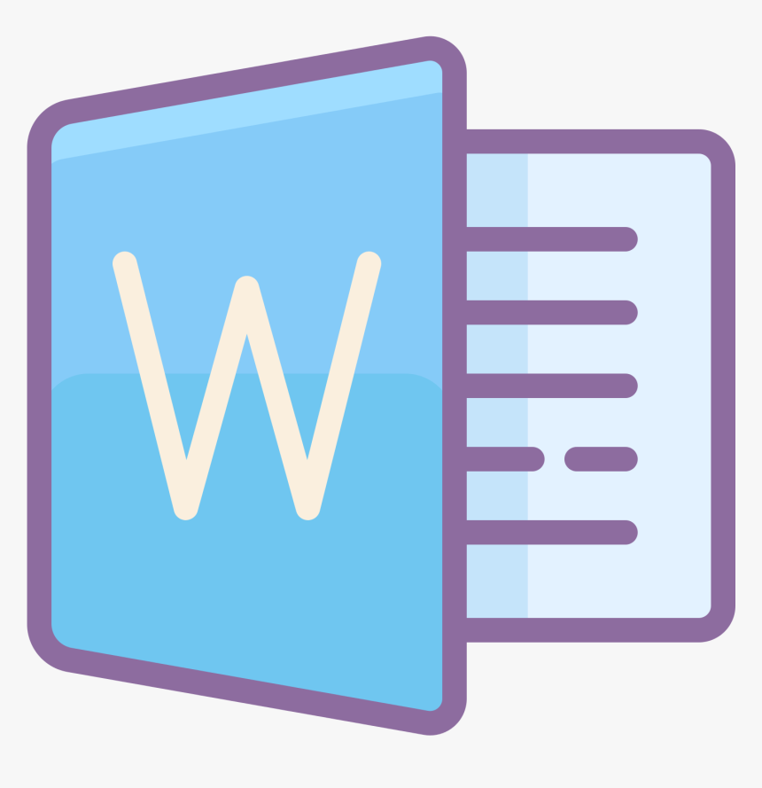 Microsoft Word Icon - Microsoft Word Vector Icon, HD Png Download, Free Download