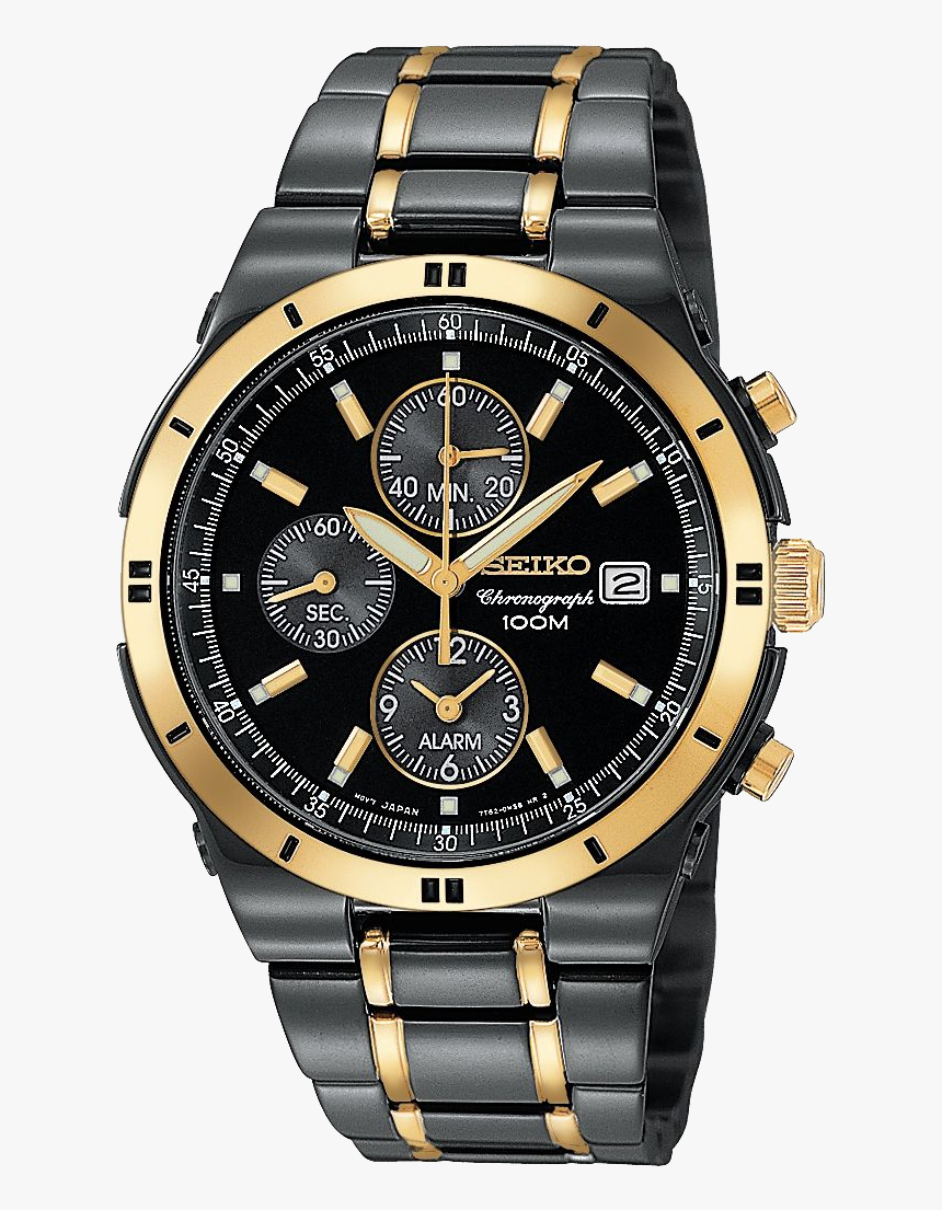 Free Download Of Watches Icon Clipart - Rolex Black And Gold Watches, HD Png Download, Free Download