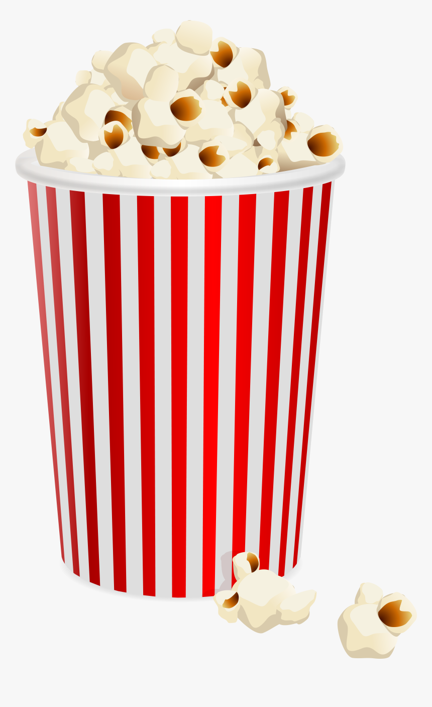 Transparent Fast Food Clipart - Transparent Background Popcorn Png Clipart, Png Download, Free Download