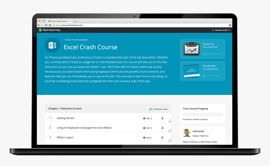 Wall Street Prep Excel Crash Course Exam, HD Png Download, Free Download