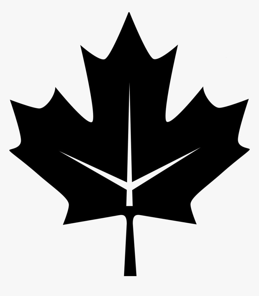 Transparent Maple Leaf Clipart Black And White - Free Maple Leaf Icon, HD Png Download, Free Download