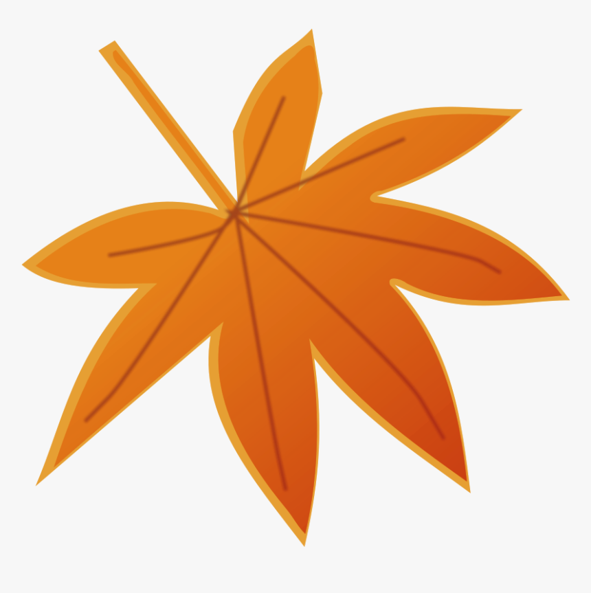 Leaf 1 Clipart - Fall Leaf Illustration, HD Png Download, Free Download